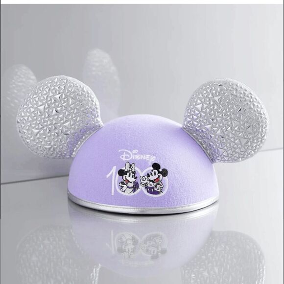 Mickey & Minnie Disney100 Celebration 3D Ears Hat Adults OS NWT Disney 2022 - Picture 4 of 6